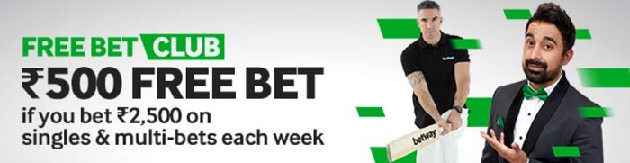 Betway Free Bets Offer