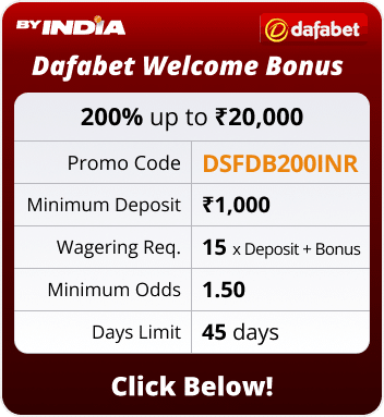 Dafabet Bonus Code Information Infographic containing the Dafabet welcome bonus details including maximum bonus, percentage bonus of first deposit, minimum deposit value and wagering requirements.